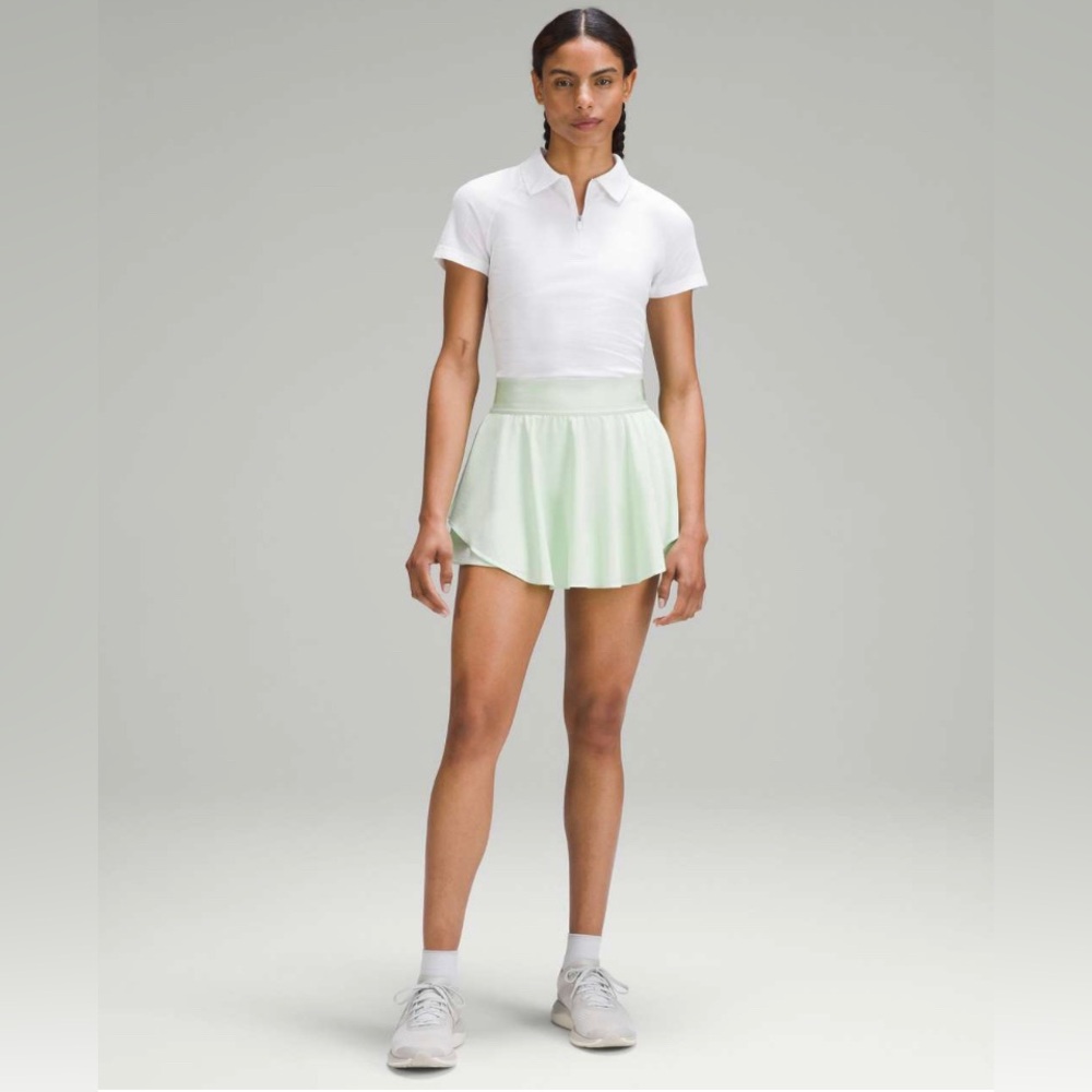 NWT Lululemon Court Rival High-Rise HR Skirt in Kohlrabi Green. Size 4. - Picture 6 of 11